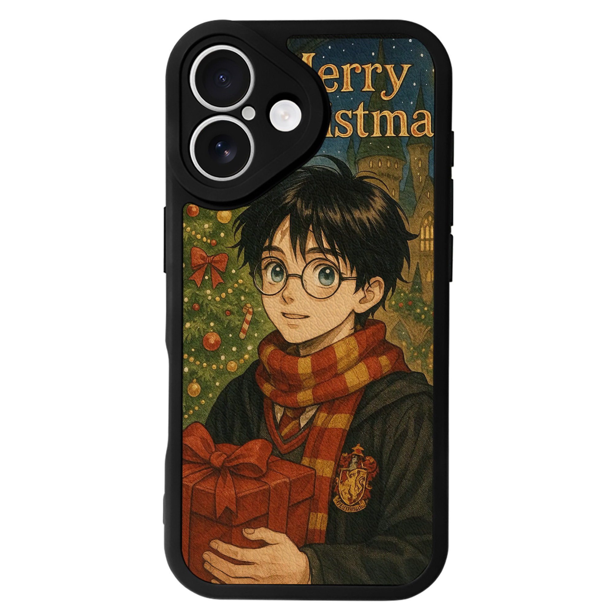 （画像用） Harry Potter ハリー・ポッターシリーズ 【iPhone 16シリーズ対応】シリコンスマホケース（レザー調） 材質：シリコン